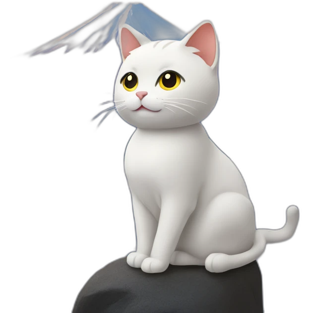 cat-on-mtFuji emoji