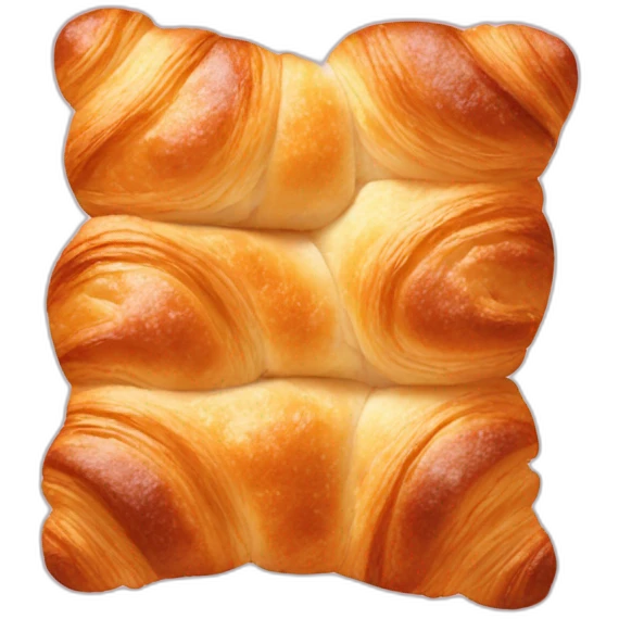 square croissant square🥐 emoji