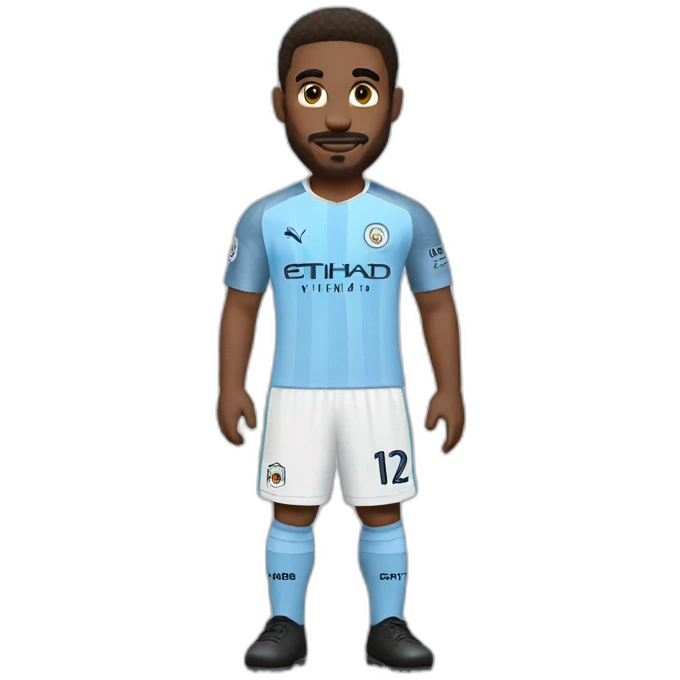 mario as manchester city jersey emoji