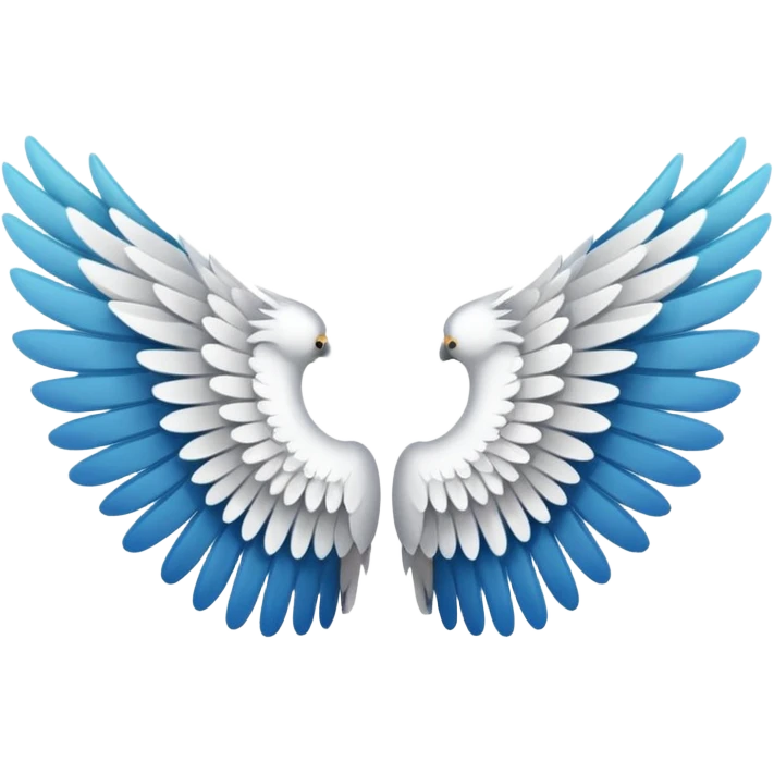Angle wings emoji