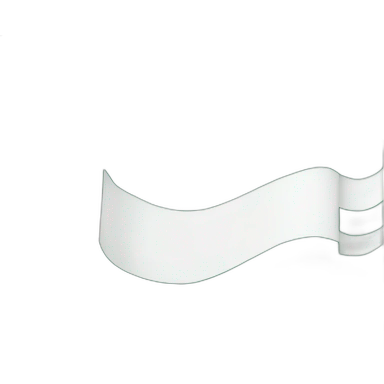 The flag of Andalusia with three horizontal stripes. The top and bottom stripe must be green, and the center stripe must be white. emoji