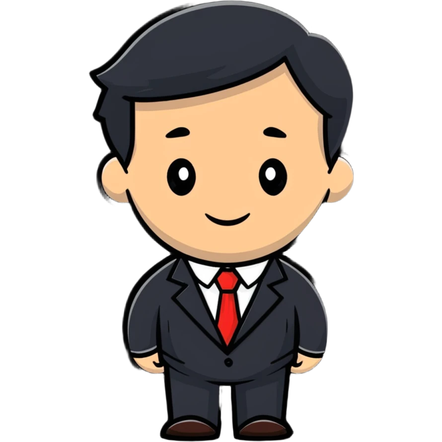 business suit emoji