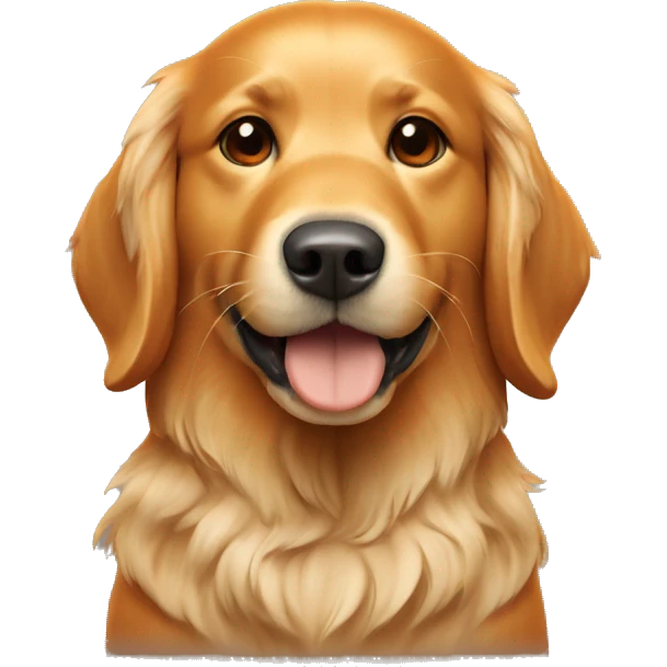 golden retriever with texas longhorns university orange football helmet  emoji
