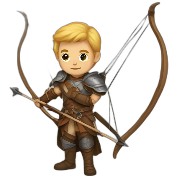 Dungeons and Dragons archer emoji