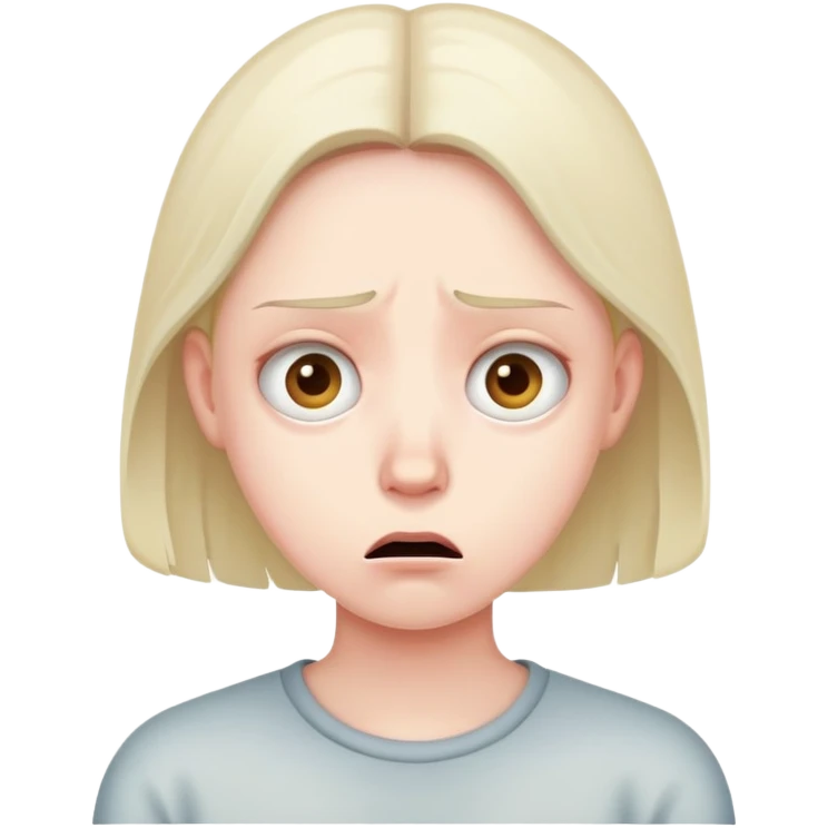 Person with anxiety  emoji