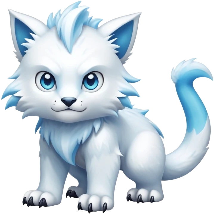 Ice type Fakémon-creature (full body) emoji