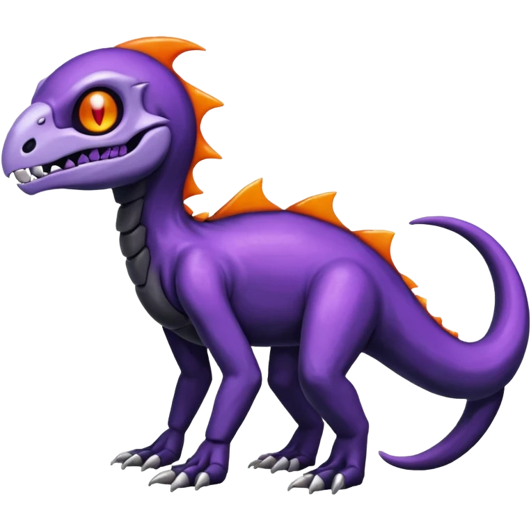 Shiny Duskull-Salandit-Fakémon-hybrid-creature (full body)  emoji