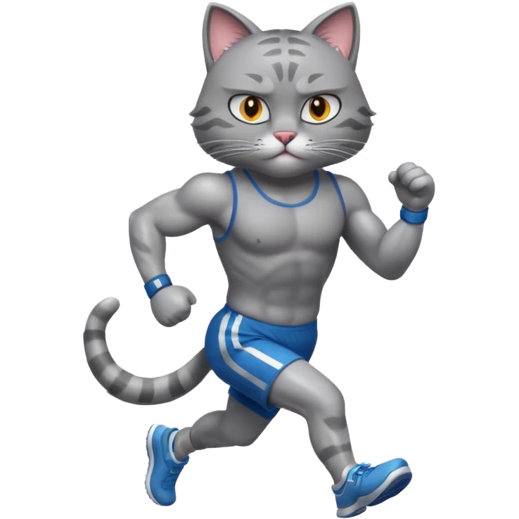 cool cat finishing a marathon emoji