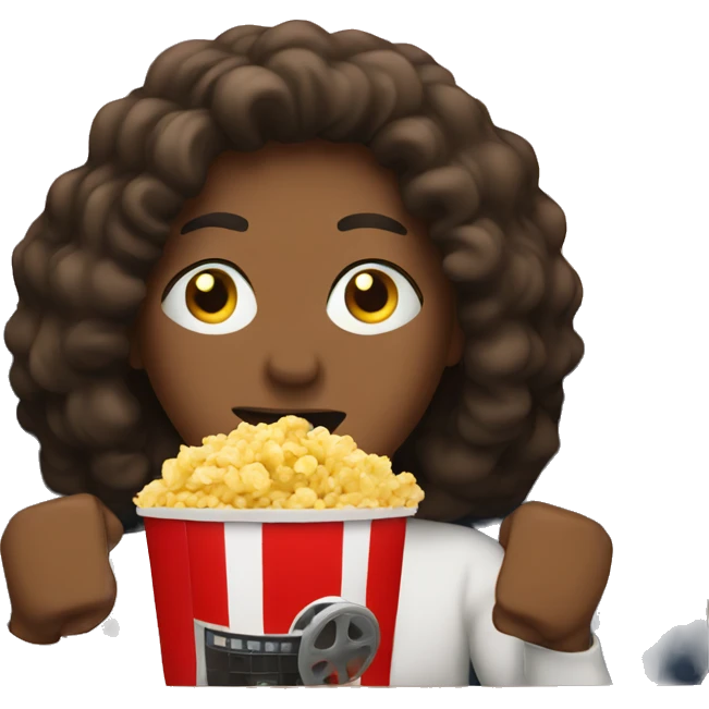 Watching a movie emoji