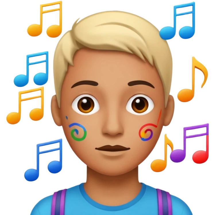 i am music emoji