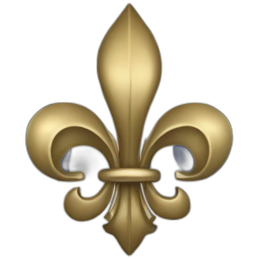 Fleur de lys et drapeau français emoji