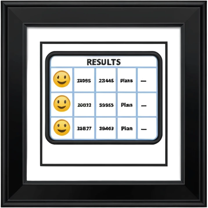 results and plans  emoji