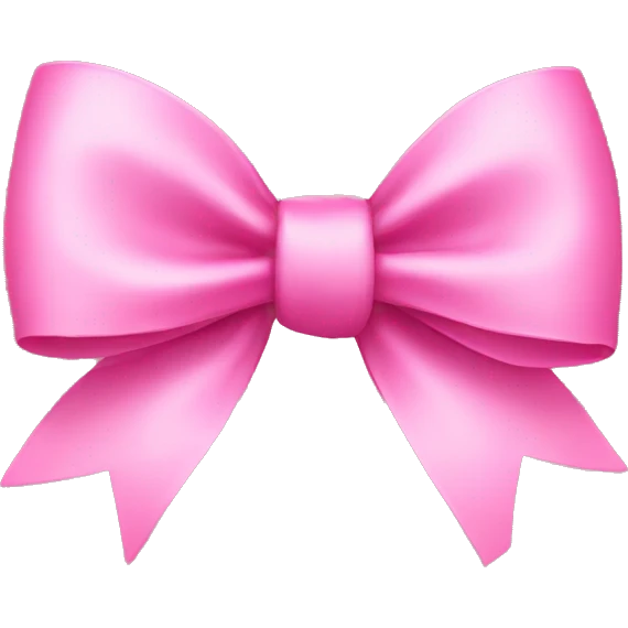 Pink bow  emoji