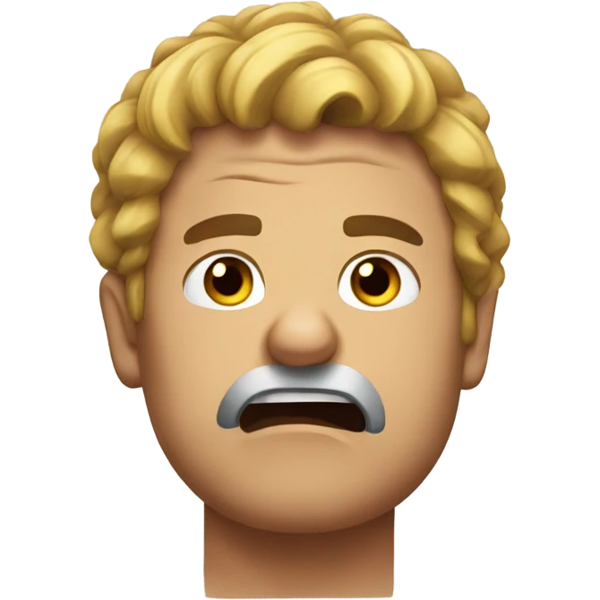 Scared Roman emoji