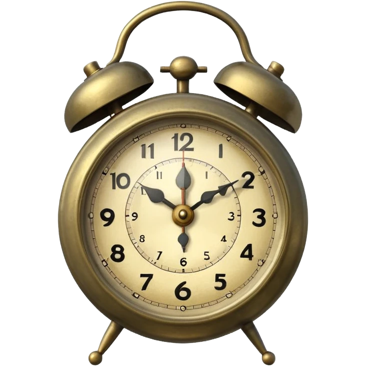старый будильник emoji