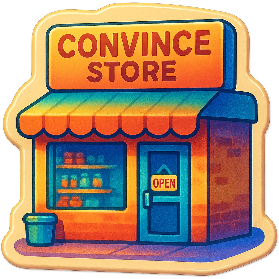 Convince store poor store & More emoji