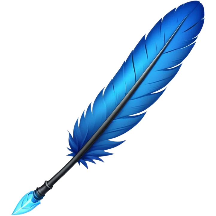 A quill with an ai-spark emoji