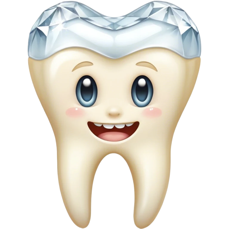 Tooth with diamonds emoji