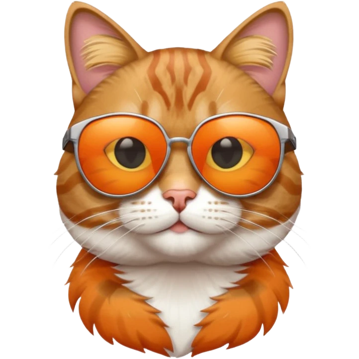 Cat wearing sunglasses emoji