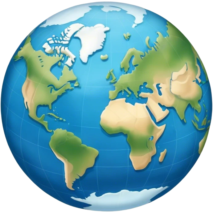 Flat earth emoji