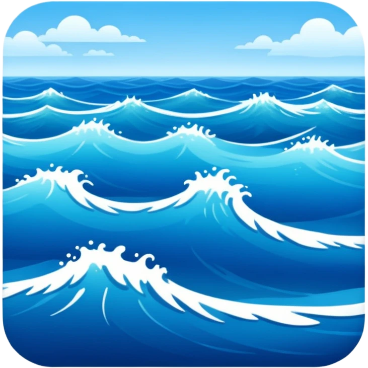 Quero mar o oceano  emoji