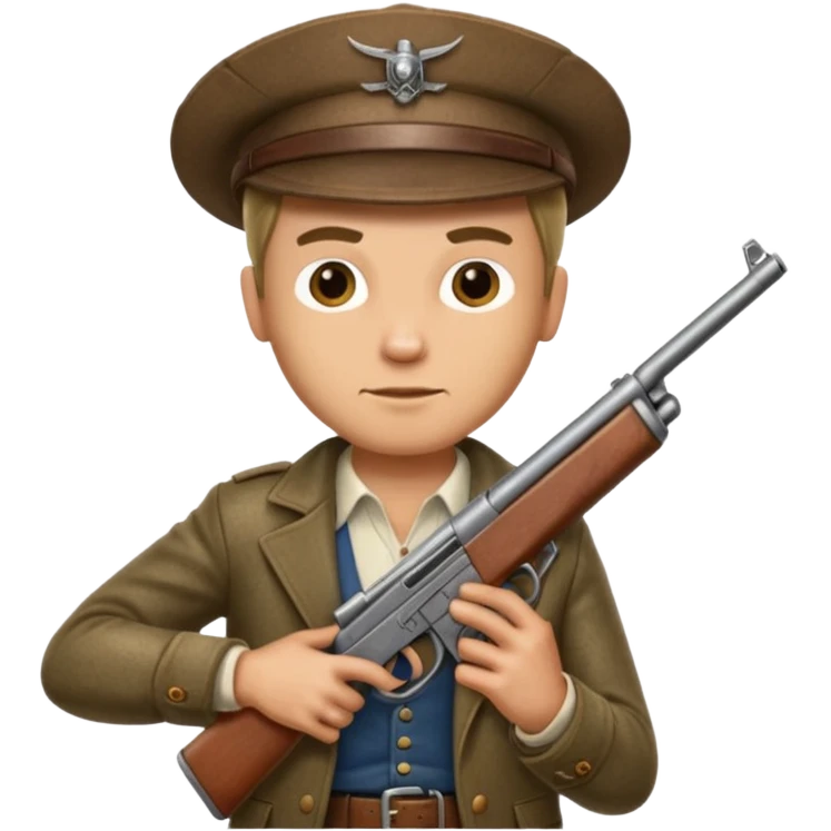 Dutch van der linde holding Tommy gun emoji