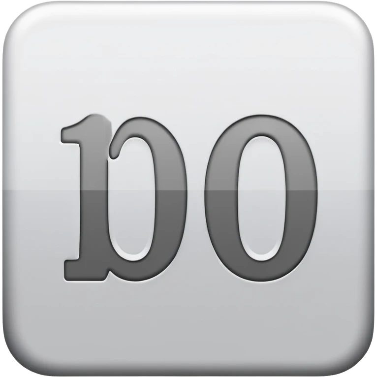 100 dans un carre gris emoji