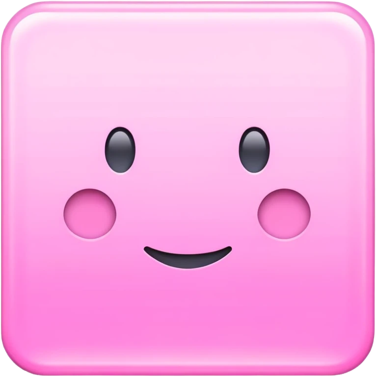 empty pink square emoji