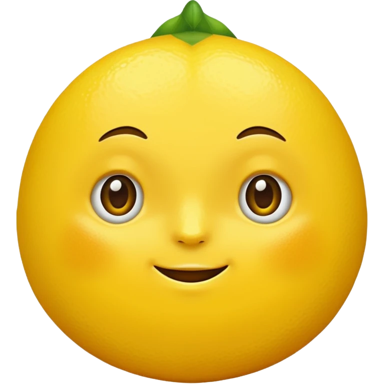 glazed lemon emoji