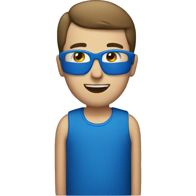 blue iphone 15 emoji