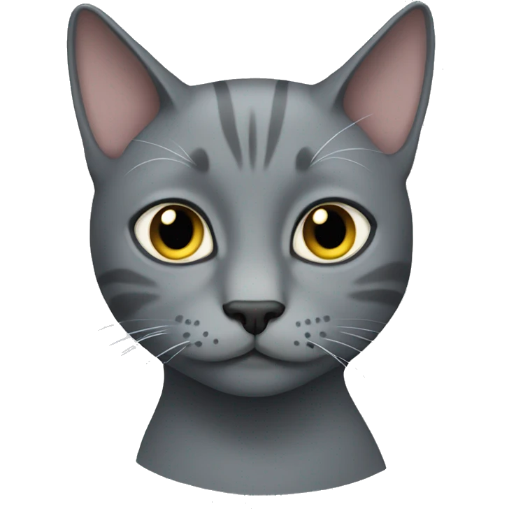 grey cat  emoji