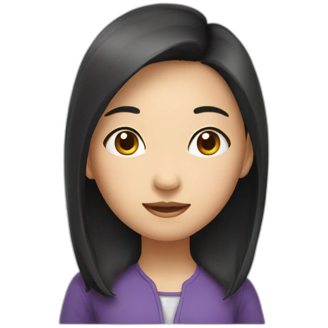 Asian girl emoji