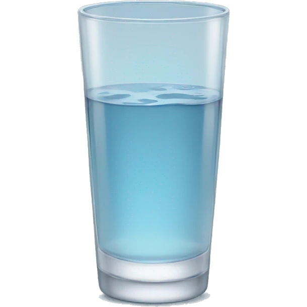 glass of water emoji