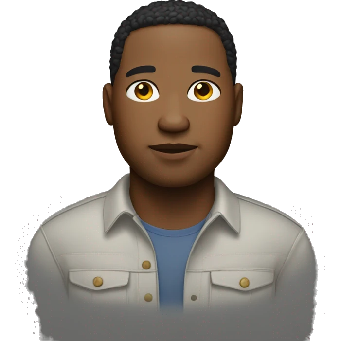 Fat light skin man emoji