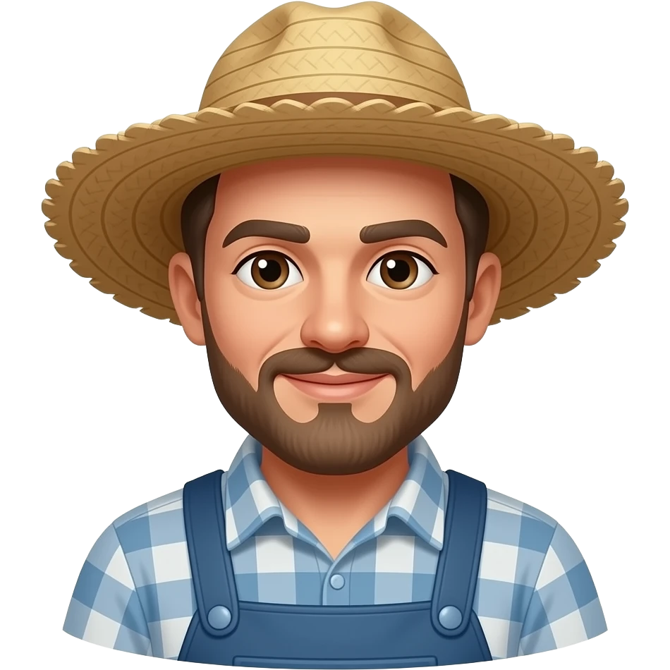 agricultor emoji