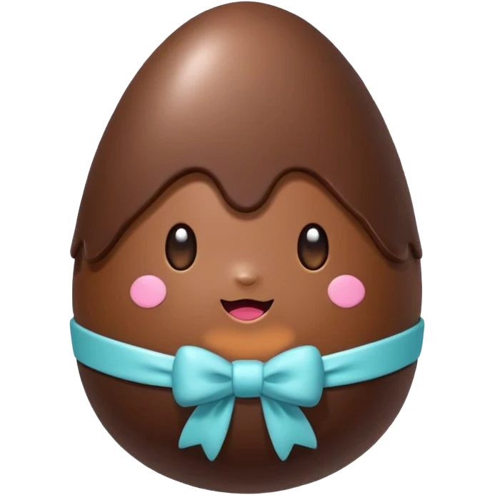 Uovo di pasqua kawaii emoji