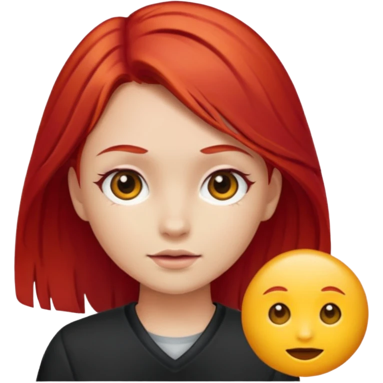 girl red hair emoji