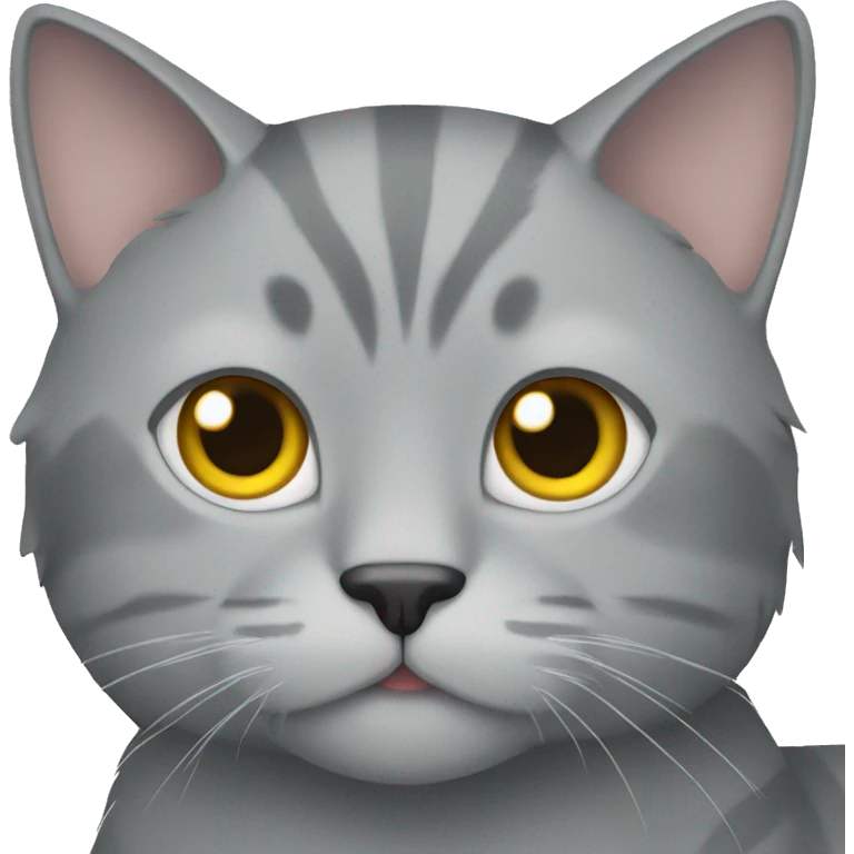 grey cat  emoji