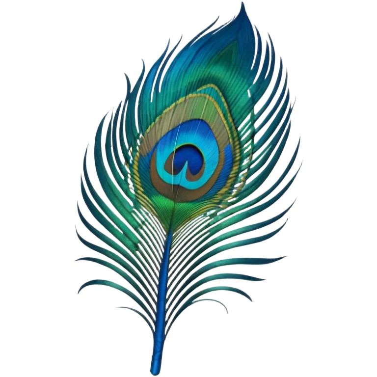 Peacock feather emoji emoji