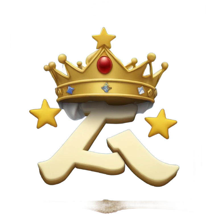 The Letters “J.D.M” with a crown and shooting star emoji