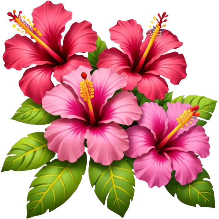 Hawwaiian flowers emoji