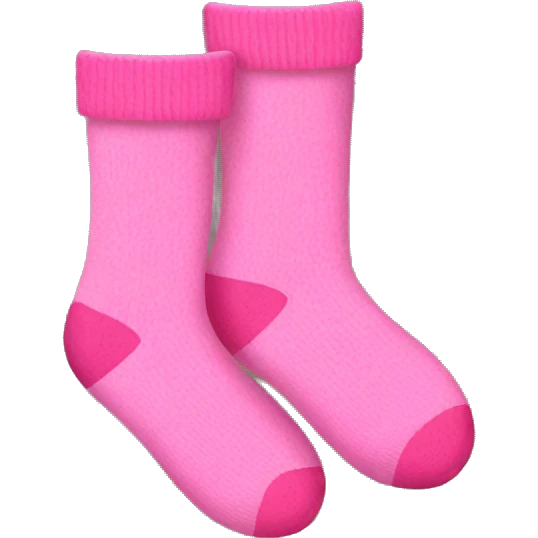 Pink socks emoji