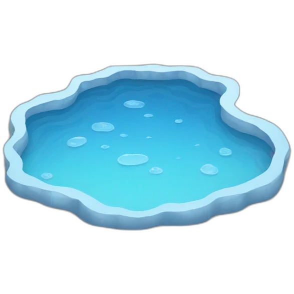Water puddle emoji