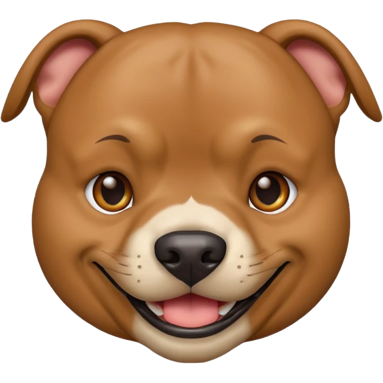 pitbull with a human face pfp emoji