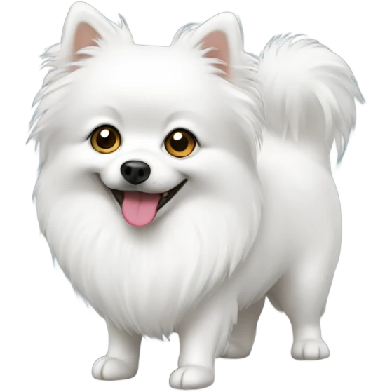 White spitz emoji