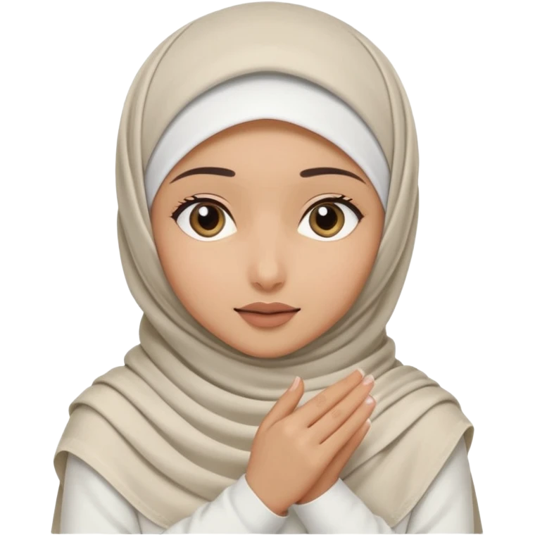 Hijabi girl sitting.     head covered
hands pulling the fabric in
shy-but-dramatic energy
“no cameras pls” but in a cute way
soft + mysterious vibe emoji