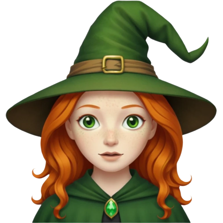 ginger witch emoji