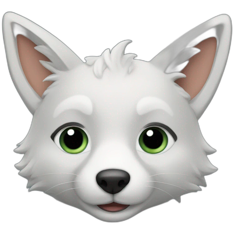 Renard argenté emoji