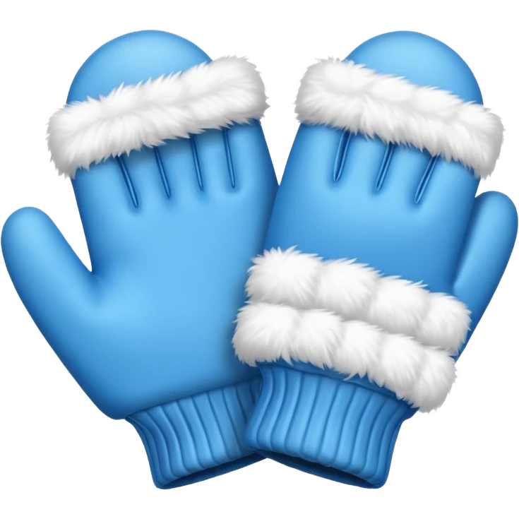 snow gloves emoji