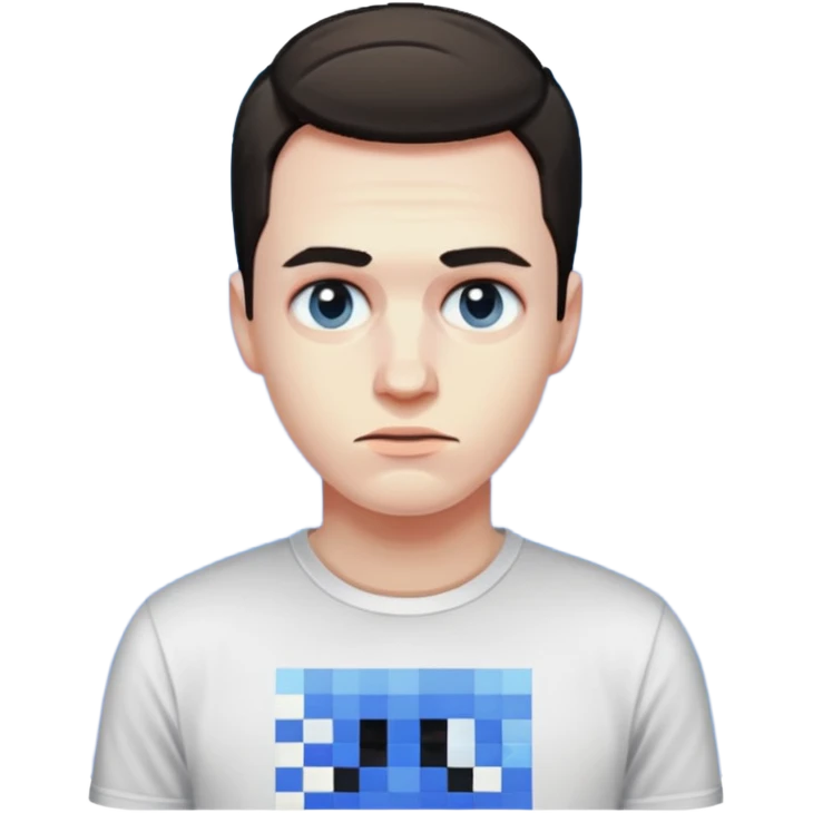  A guy with the worst graphics emoji